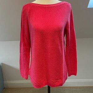 boat neck cotton sweater